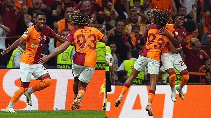 Galatasaray iki dakikada geri döndü: 2-2