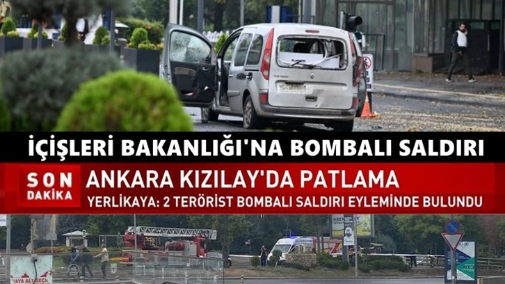 Meclis açılacağı gün İçişleri Bakanlığı&&#035039;na bombalı saldırı!