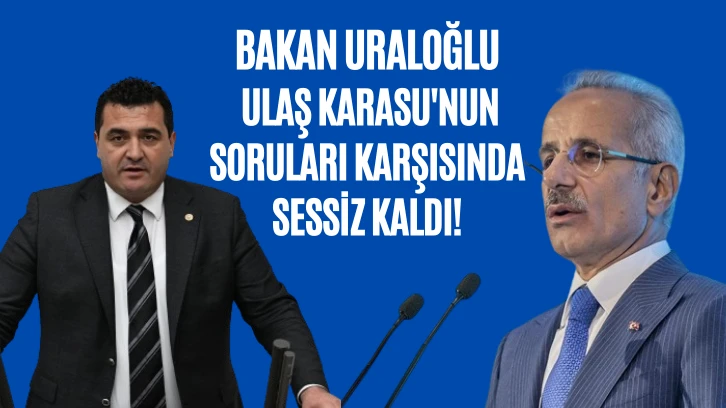 Bakan Uraloğlu Ulaş Karasu&&#035039;nun Soruları Karşısında Sessiz Kaldı!