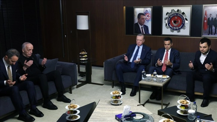 Cumhurbaşkanı Erdoğan&&#035039;dan Türk Metal Sendikası&&#035039;na taziye ziyareti