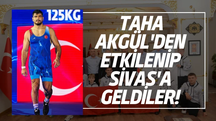 Polonyalı Güreşçiler Taha Akgül&&#035039;den Etkilenip Sivas&&#035039;a Geldiler!