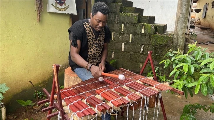 Afrika’nın en eski enstrümanlarından &&#035039;Balafon&&#035039; hala törenlerin vazgeçilmezi