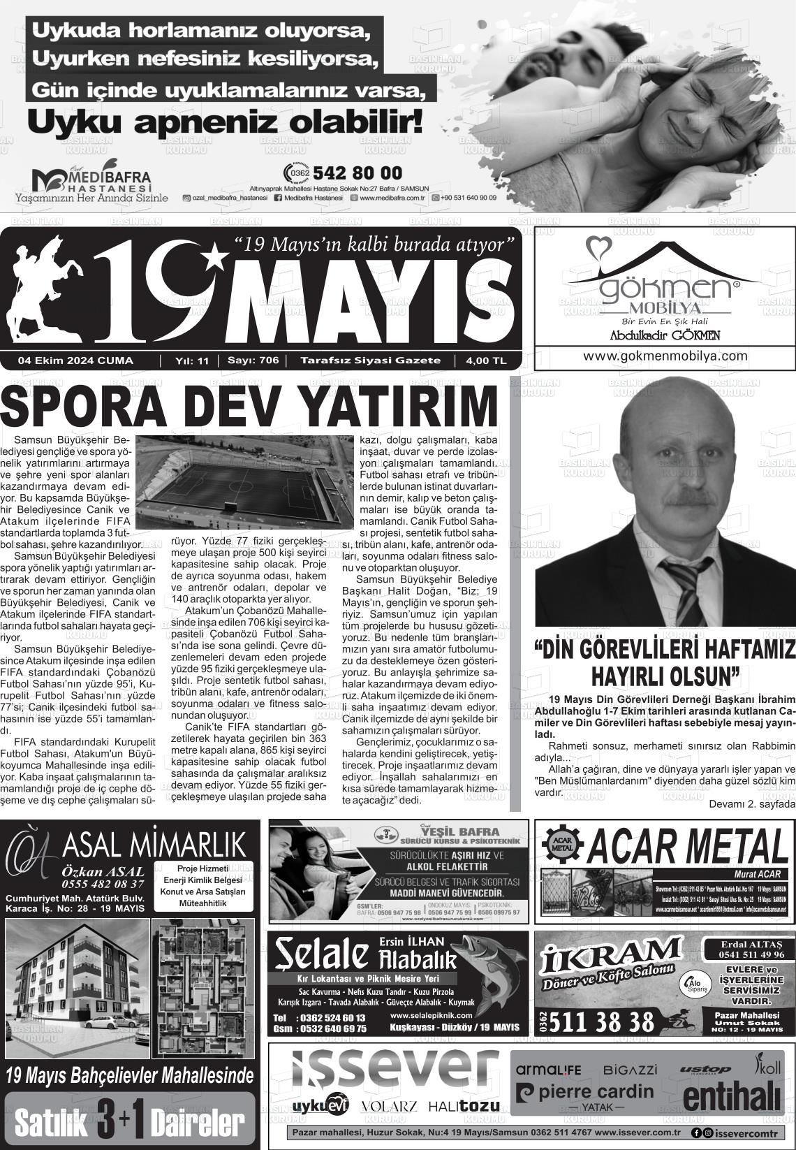 19 MAYIS Gazetesi