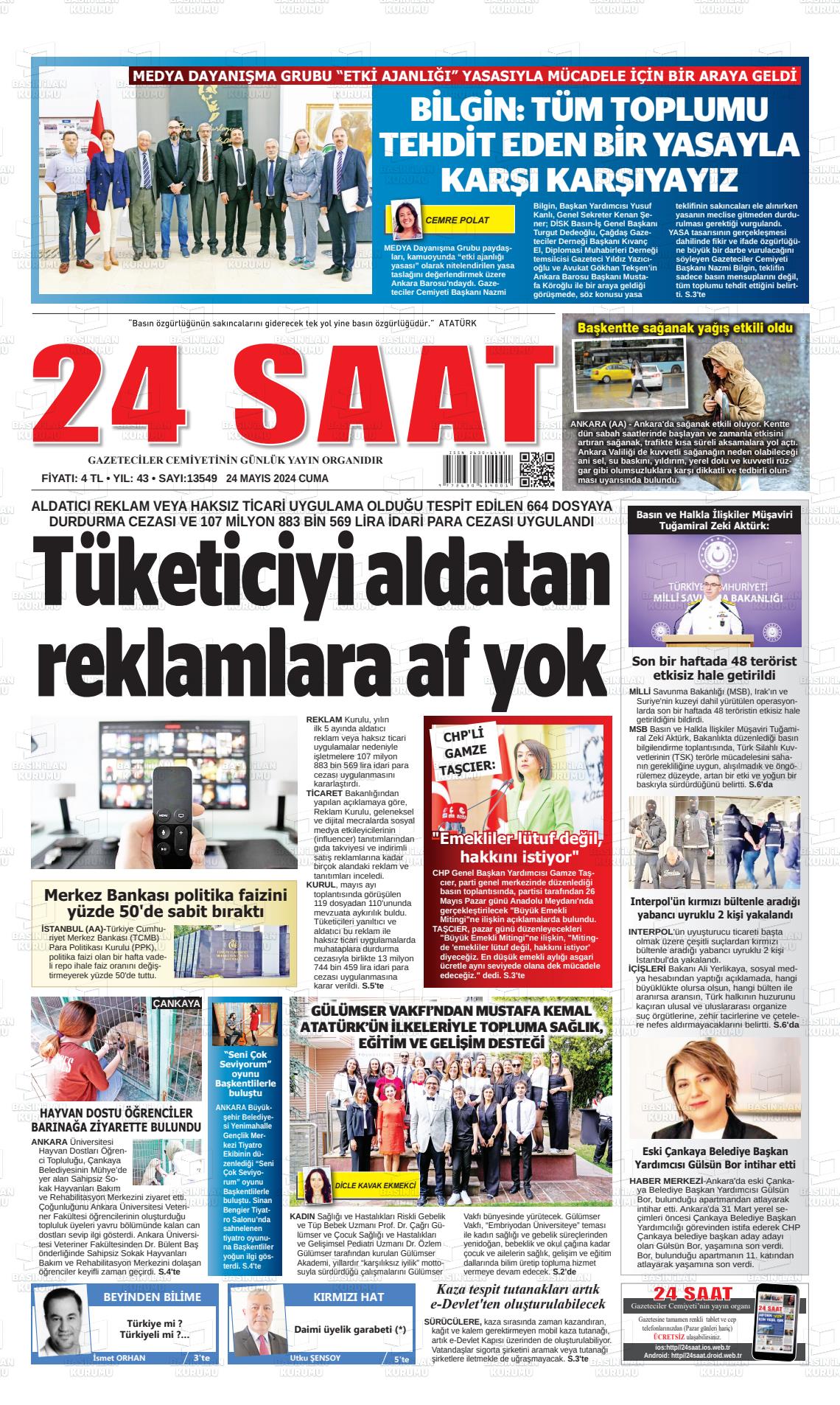 24 SAAT Gazetesi