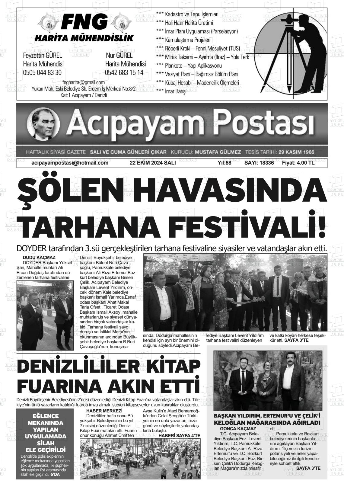 ACIPAYAM POSTASI Gazetesi