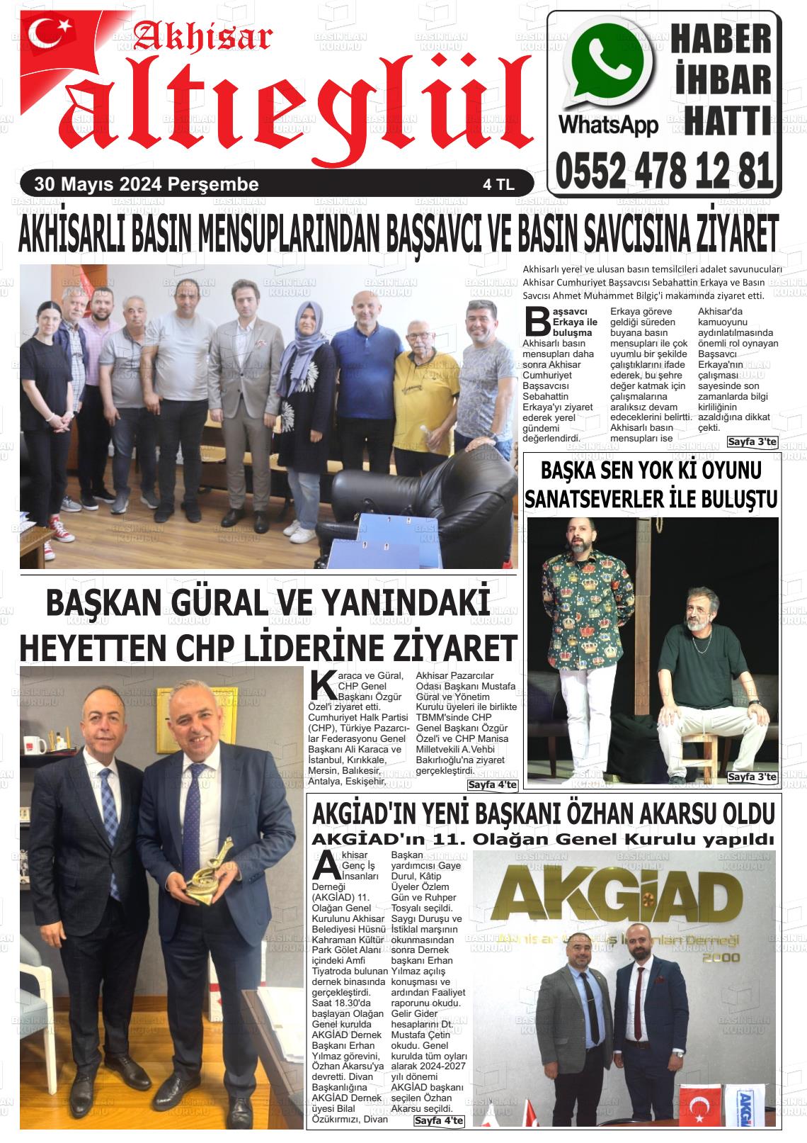 AKHİSAR ALTIEYLÜL Gazetesi