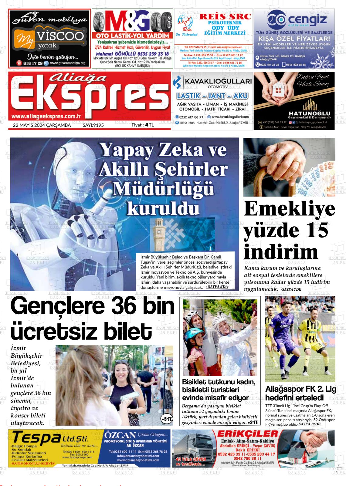 ALİAĞA EKSPRES Gazetesi