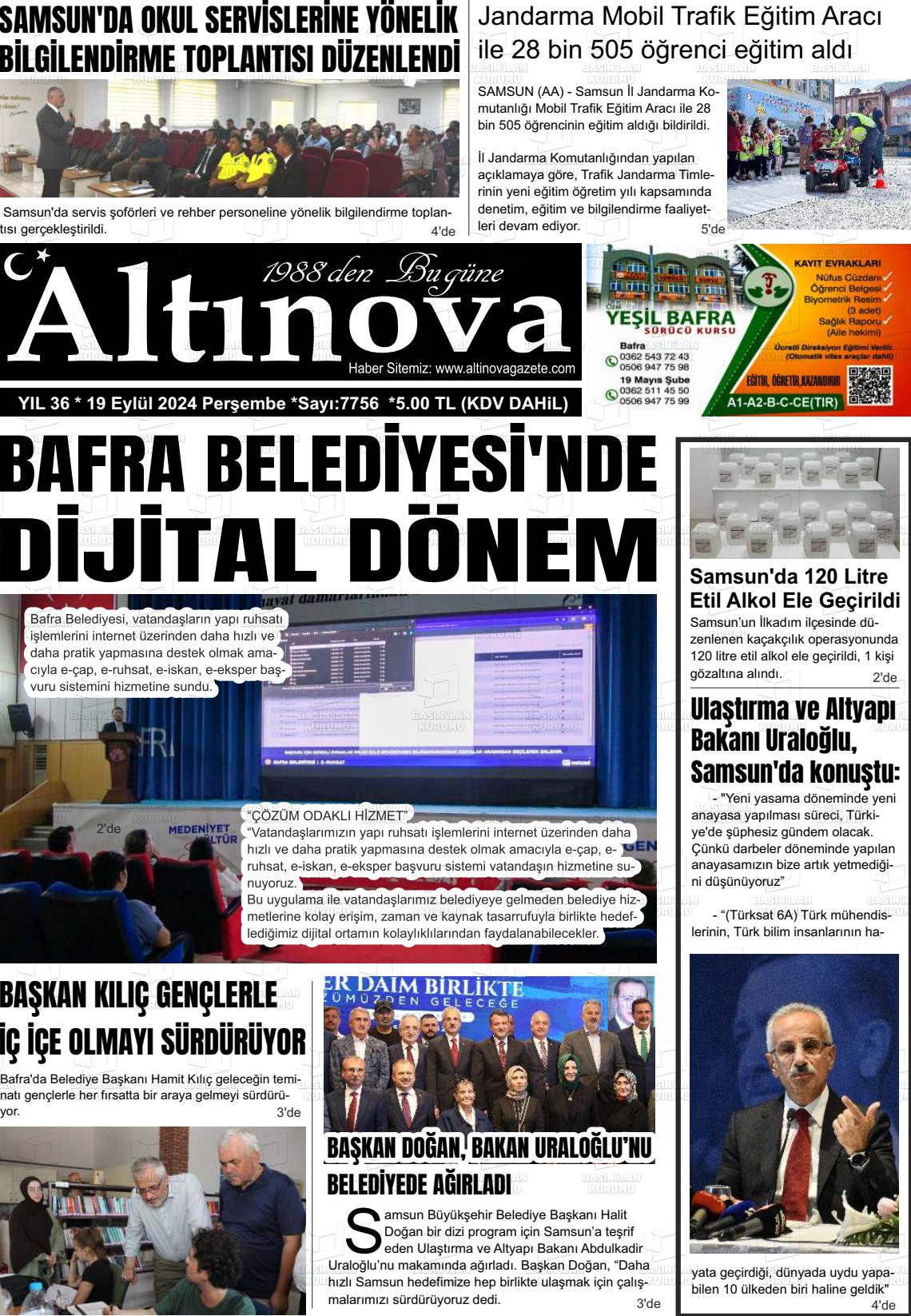 ALTINOVA Gazetesi