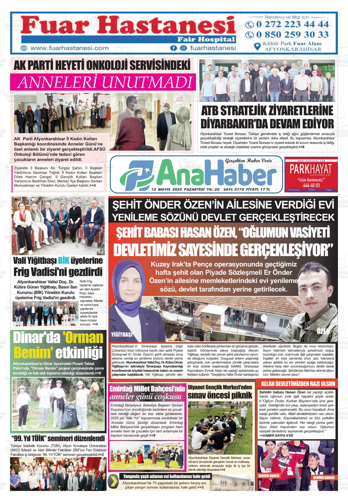 ANA HABER Gazetesi