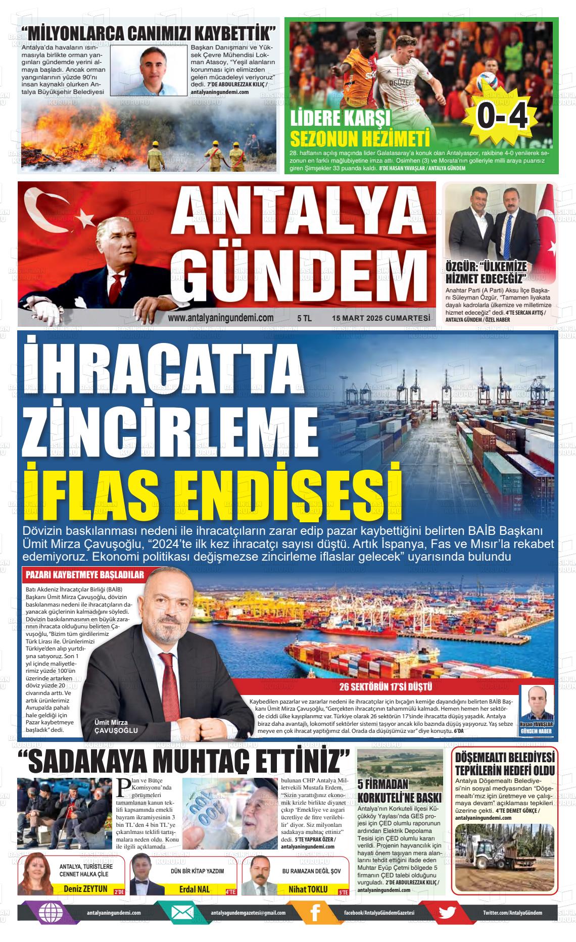 ANTALYA GÜNDEM Gazetesi