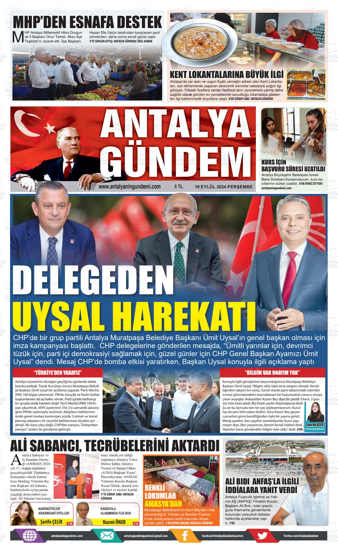 ANTALYA GÜNDEM Gazetesi