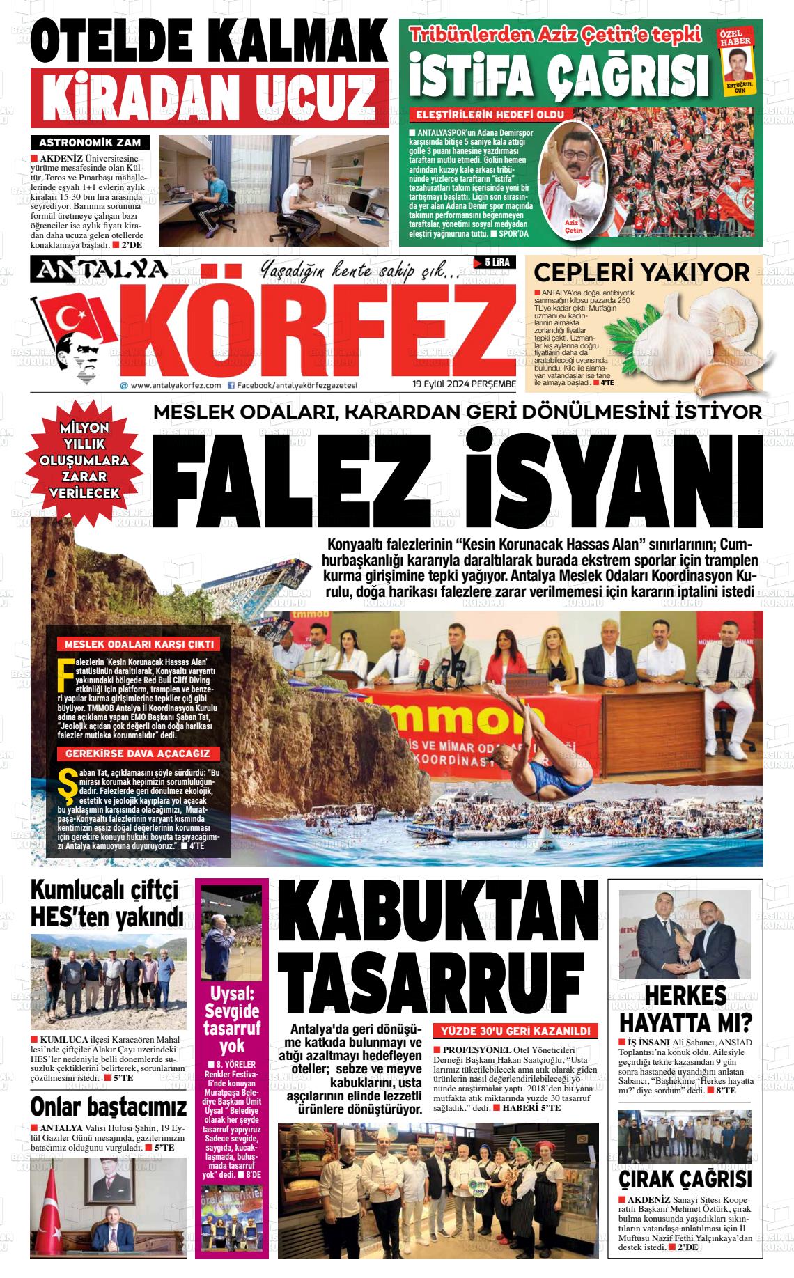 ANTALYA KÖRFEZ Gazetesi