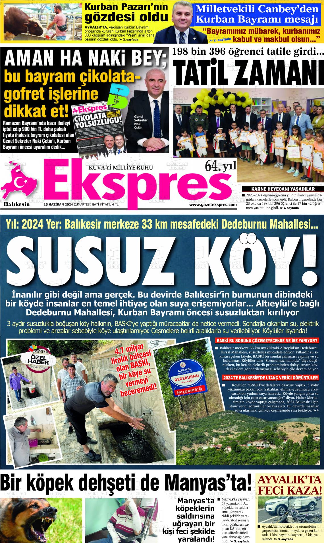 BALIKESİR EKSPRES Gazetesi