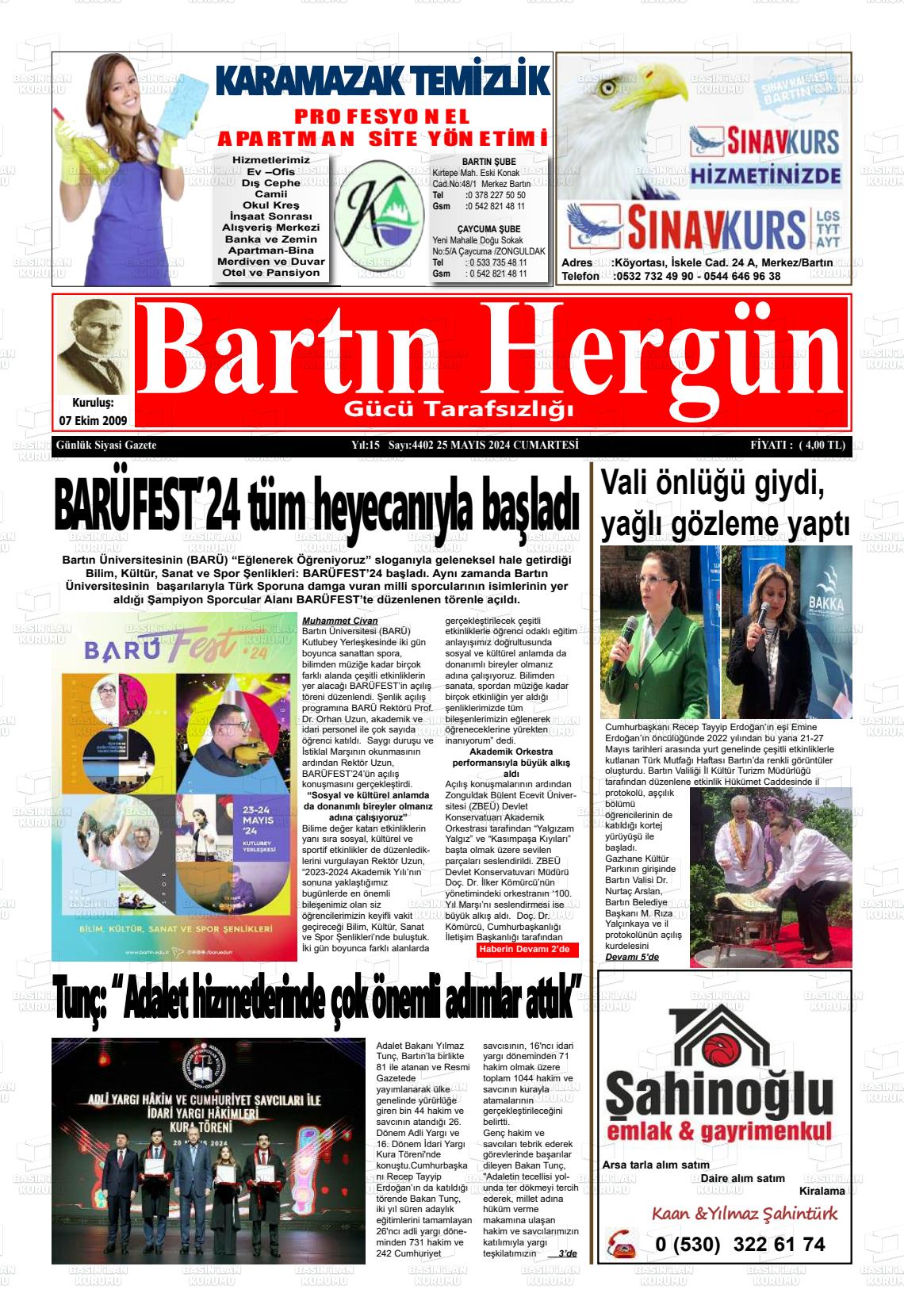 BARTIN HERGÜN Gazetesi