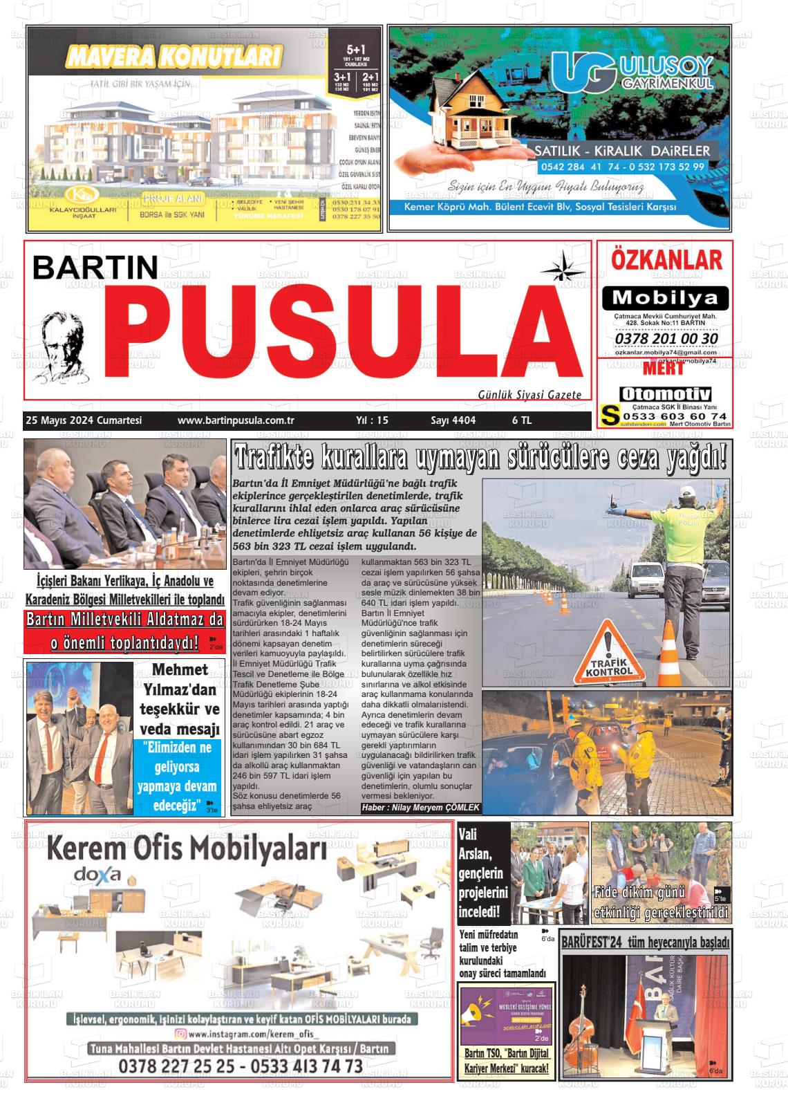 BARTIN PUSULA Gazetesi