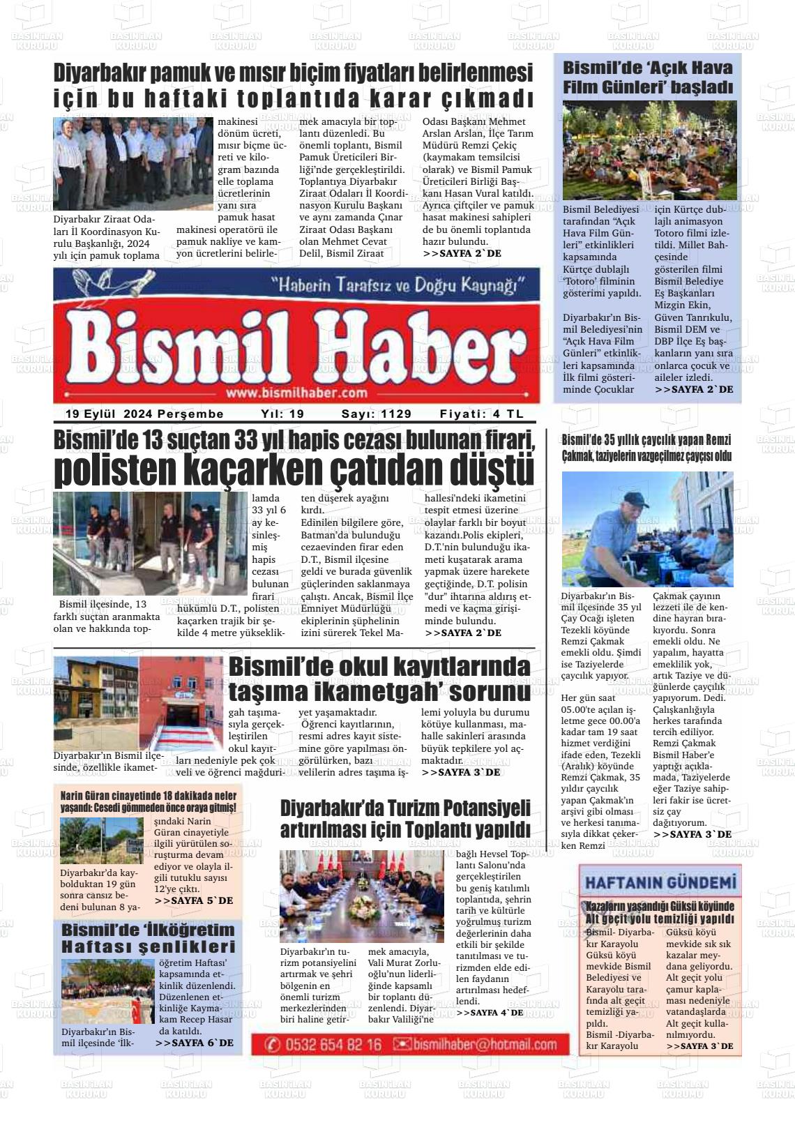 BİSMİL HABER Gazetesi