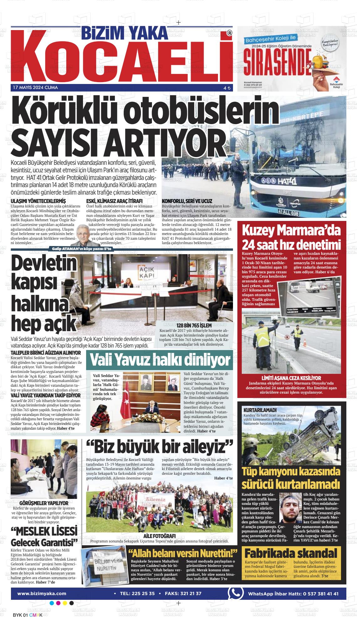 BİZİM YAKA KOCAELİ Gazetesi
