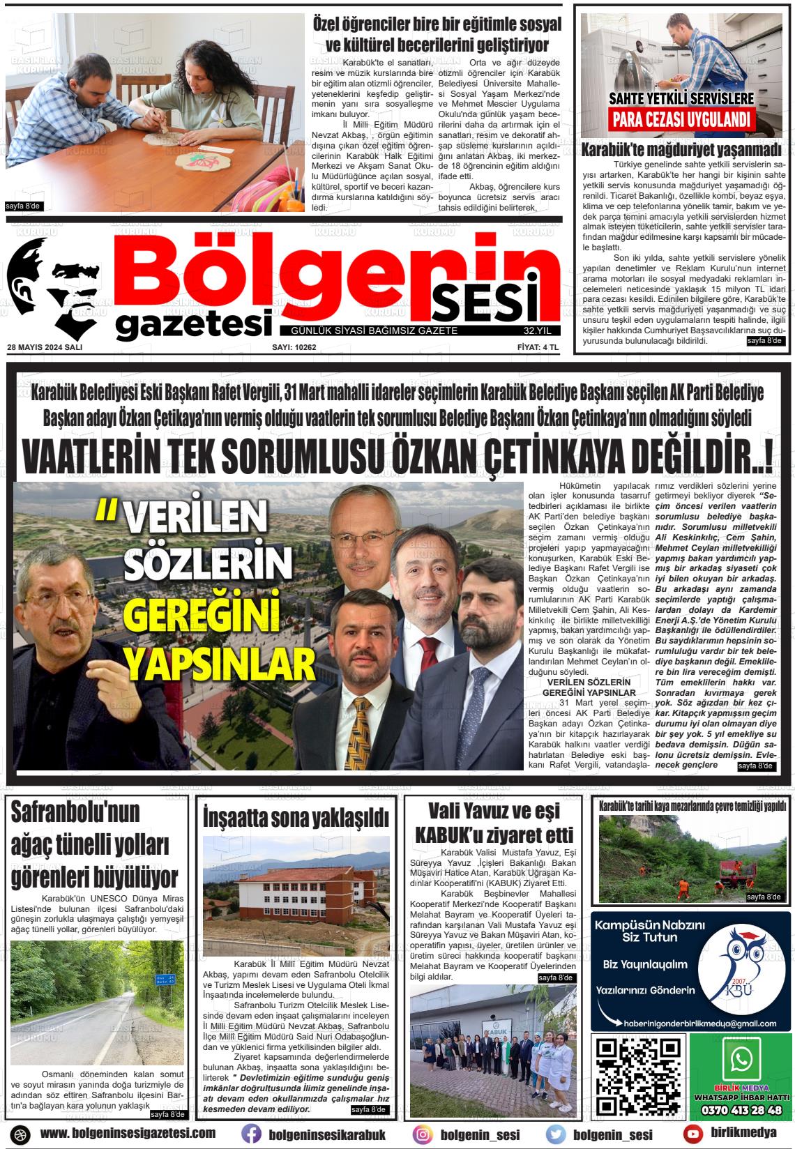 BÖLGENİN SESİ Gazetesi