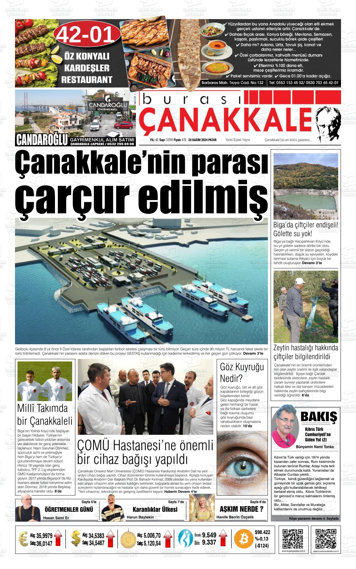 BURASI ÇANAKKALE Gazetesi