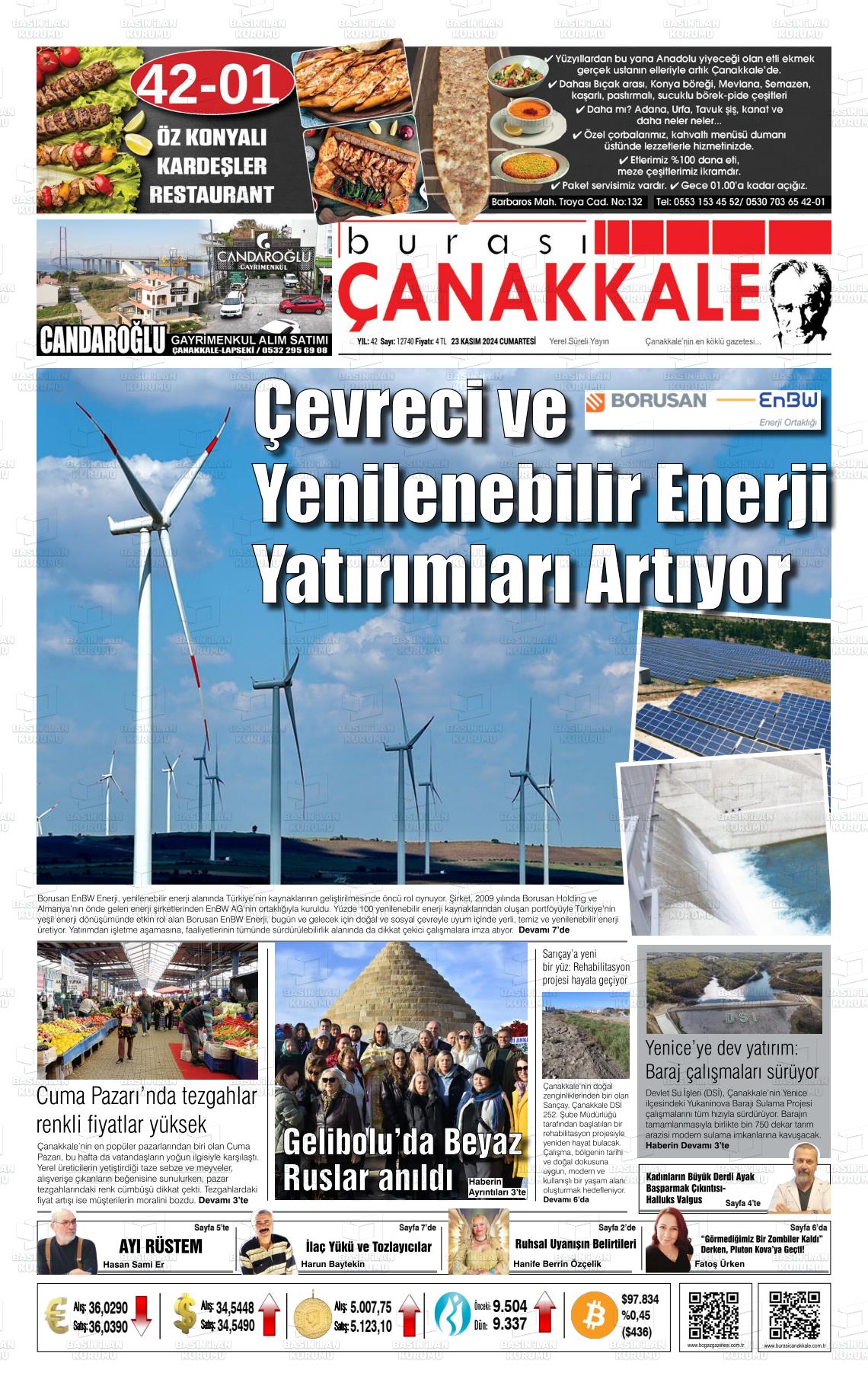 BURASI ÇANAKKALE Gazetesi