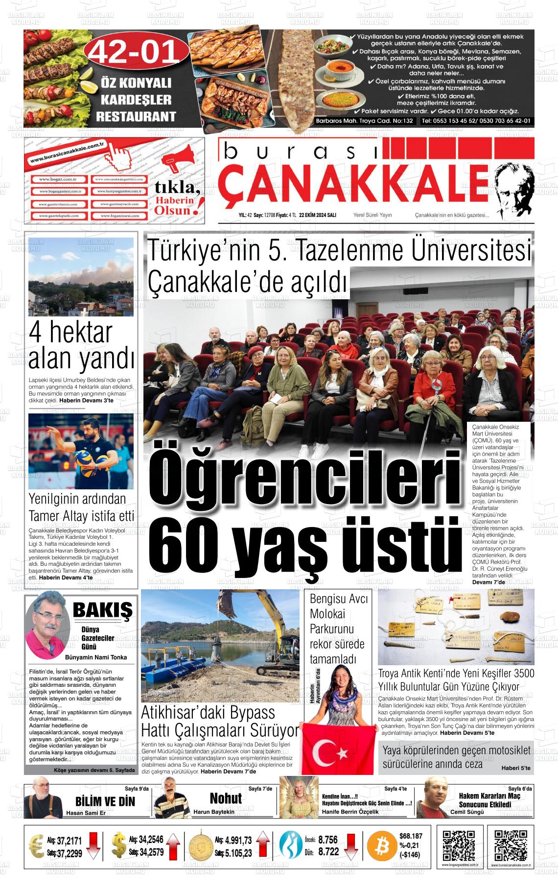 BURASI ÇANAKKALE Gazetesi