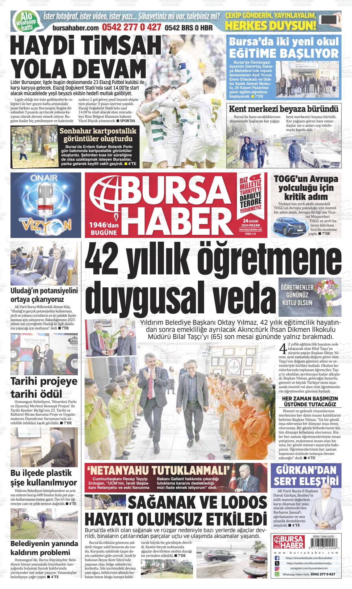 BURSA HABER Gazetesi