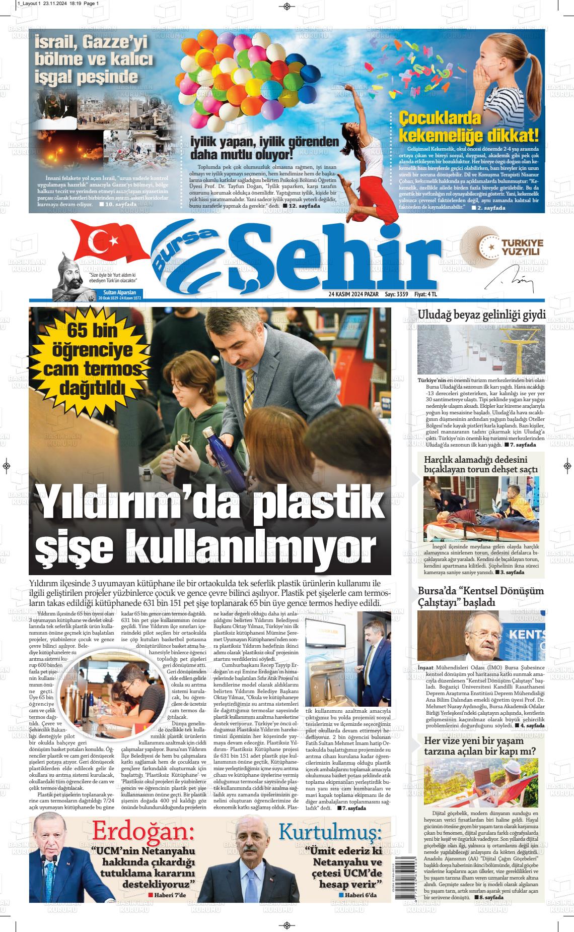 BURSA ŞEHİR Gazetesi