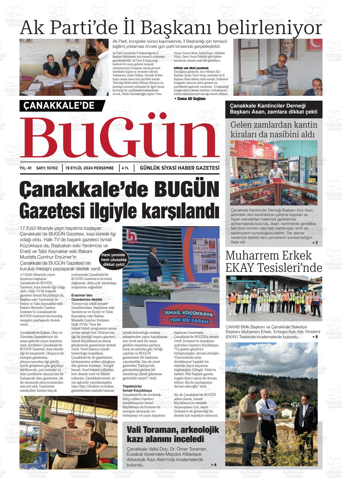 ÇANAKKALE OLAY Gazetesi