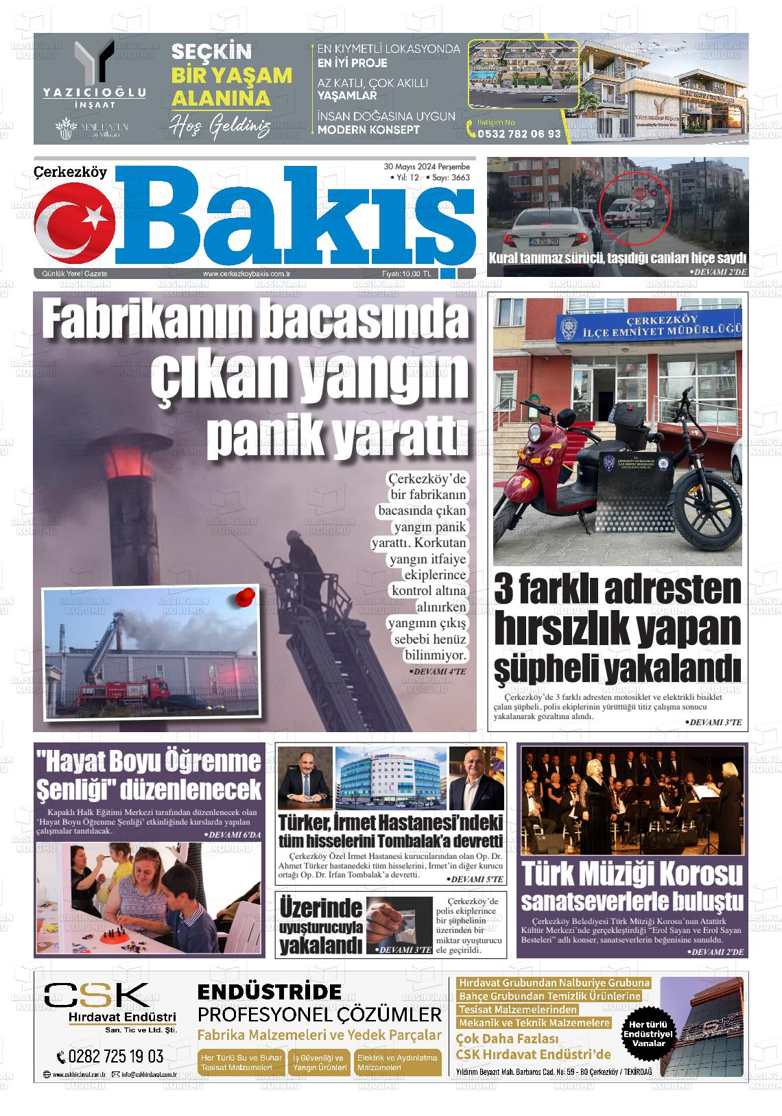 ÇERKEZKÖY BAKIŞ Gazetesi
