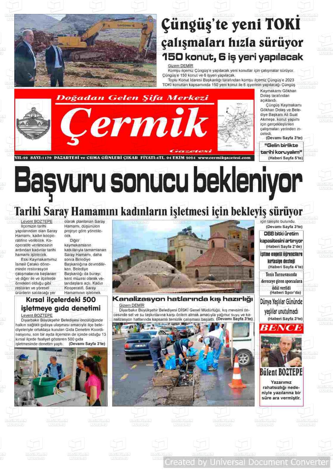 ÇERMİK Gazetesi