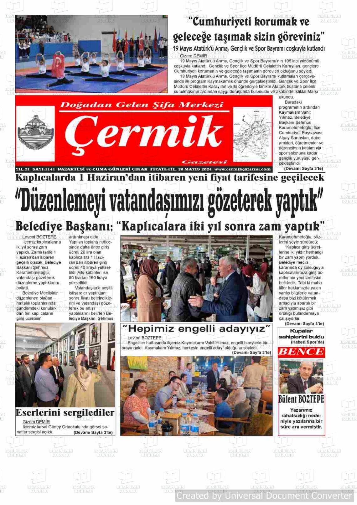 ÇERMİK Gazetesi