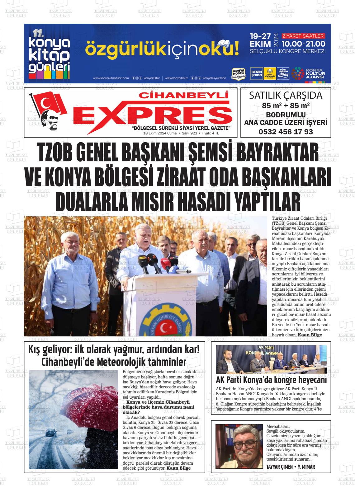 CİHANBEYLİ EXPRES Gazetesi