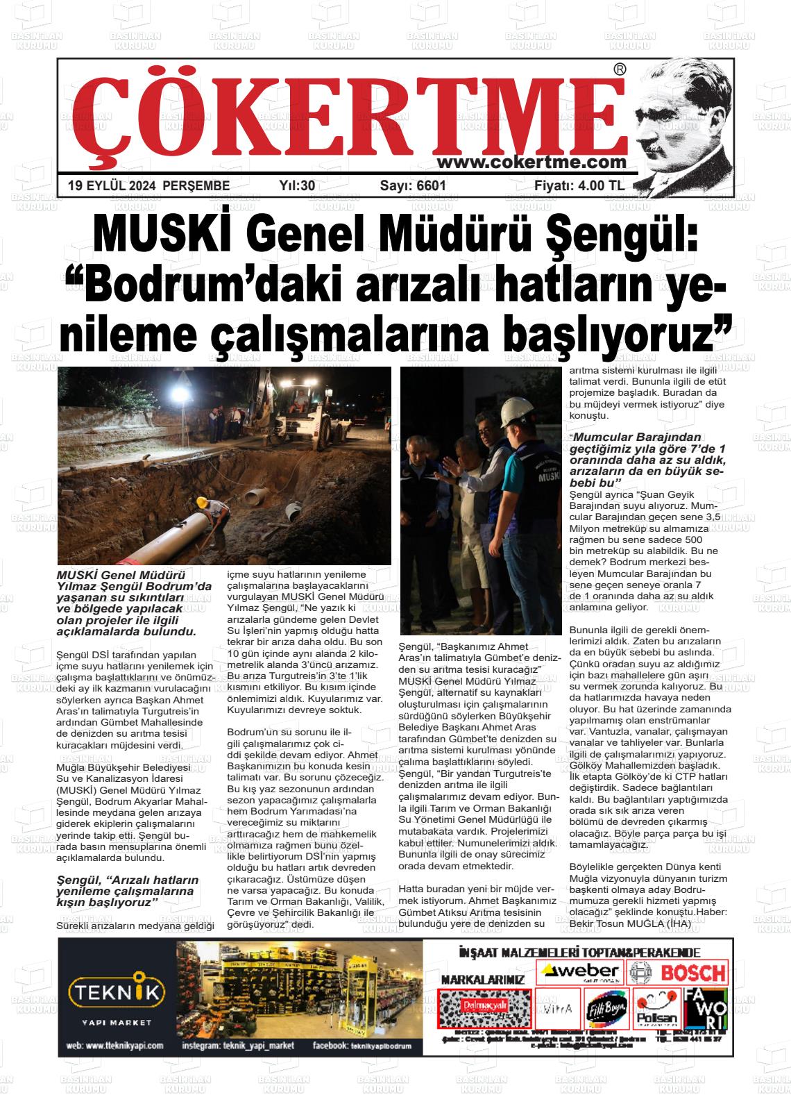 ÇÖKERTME Gazetesi