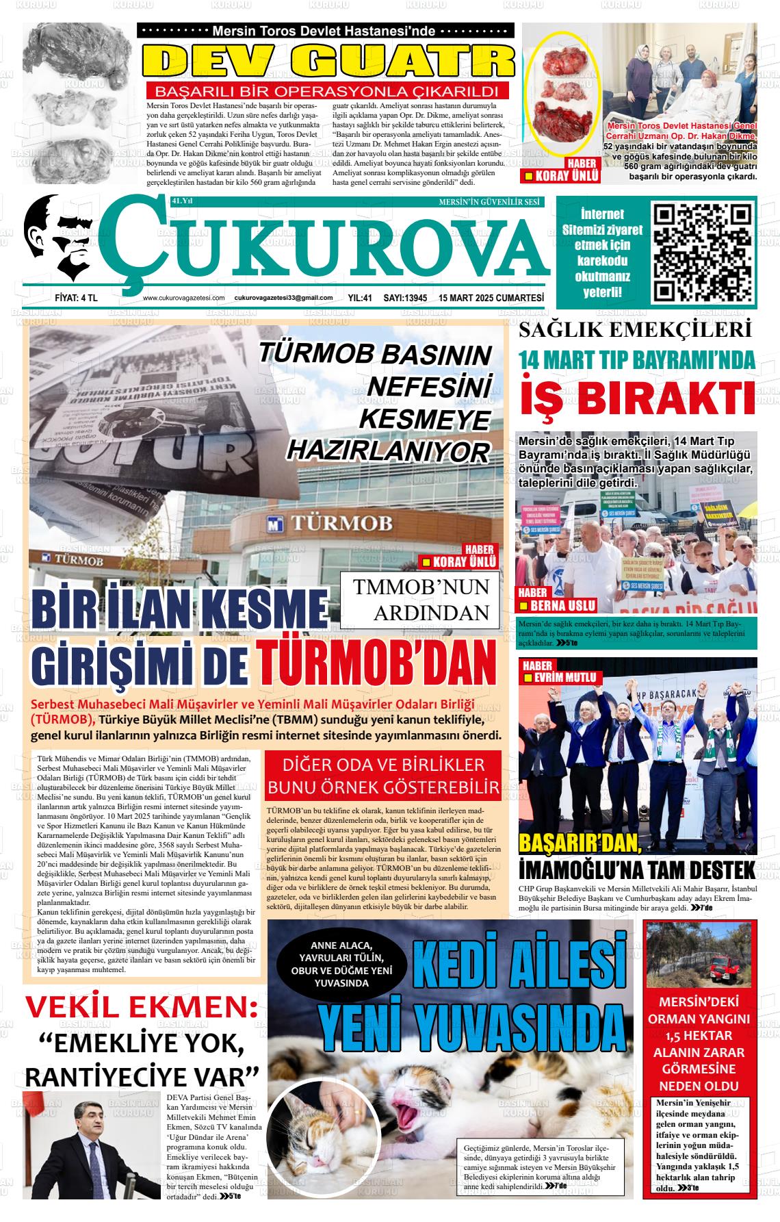 ÇUKUROVA Gazetesi