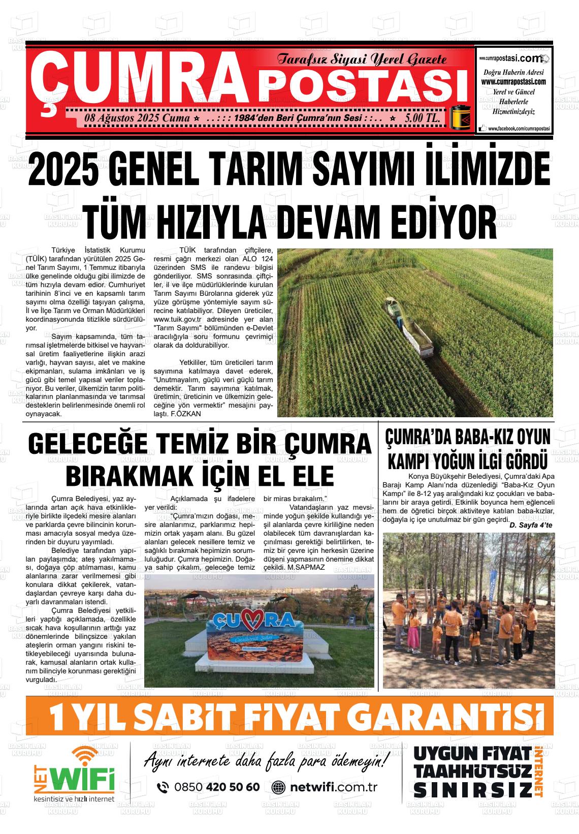 ÇUMRA POSTASI Gazetesi