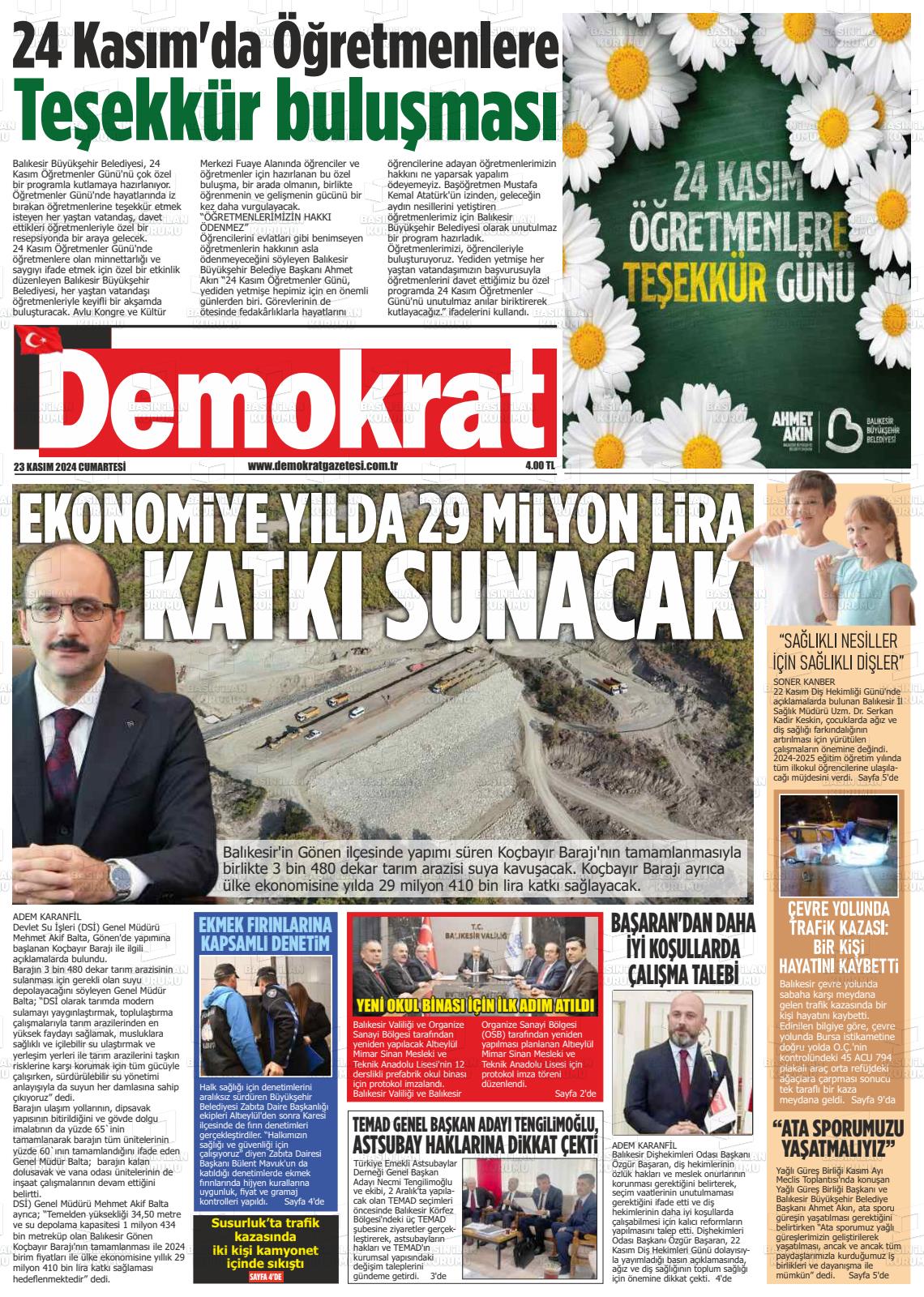 DEMOKRAT Gazetesi