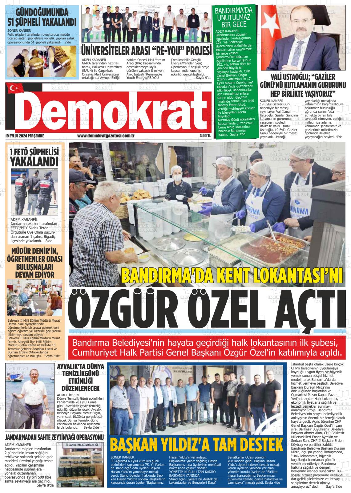 DEMOKRAT Gazetesi