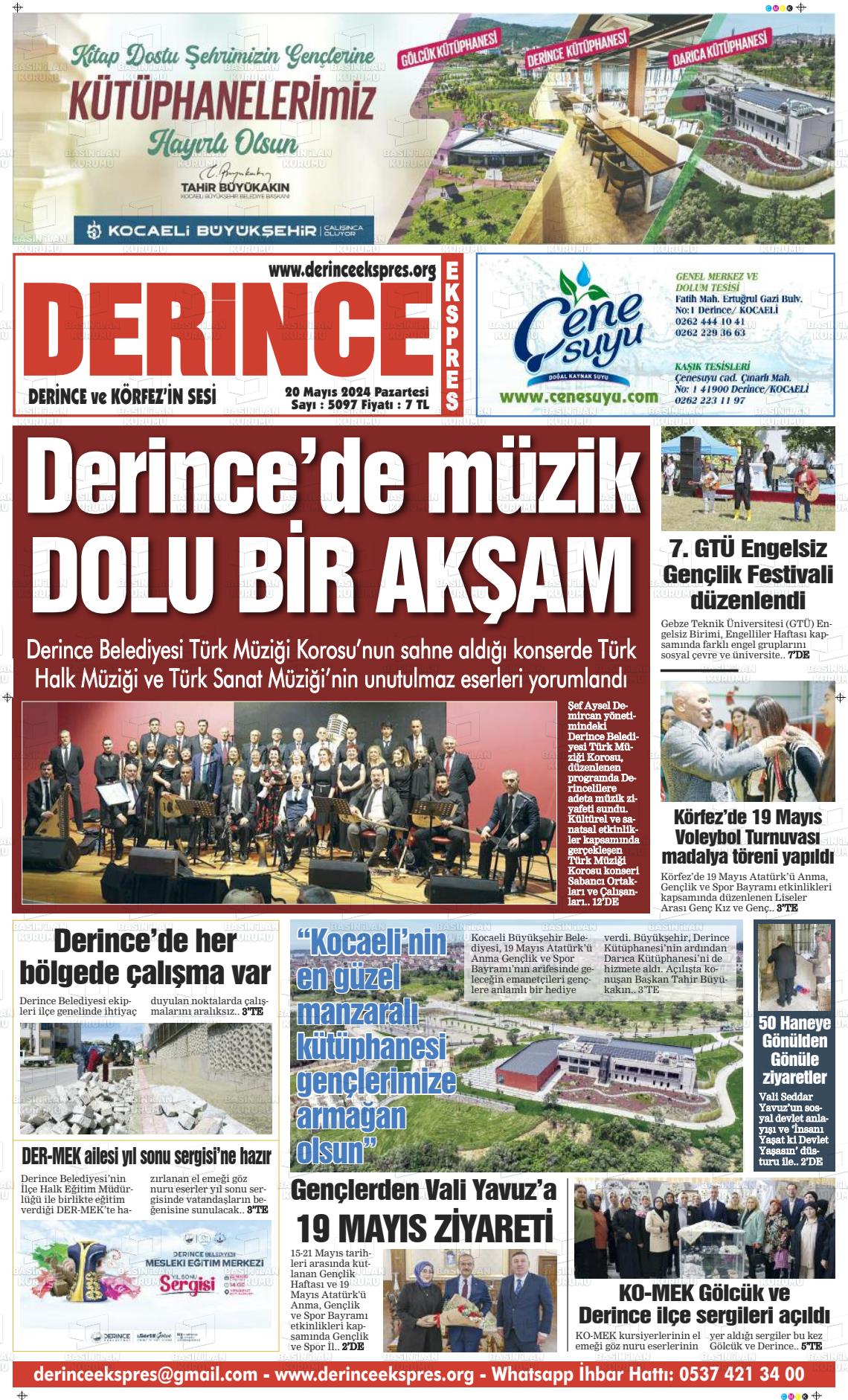 DERİNCE EKSPRES Gazetesi