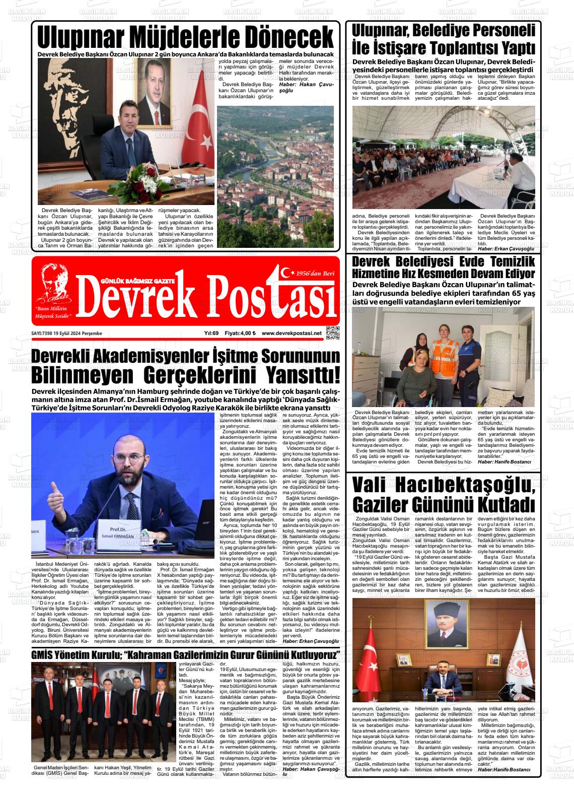 DEVREK POSTASI Gazetesi