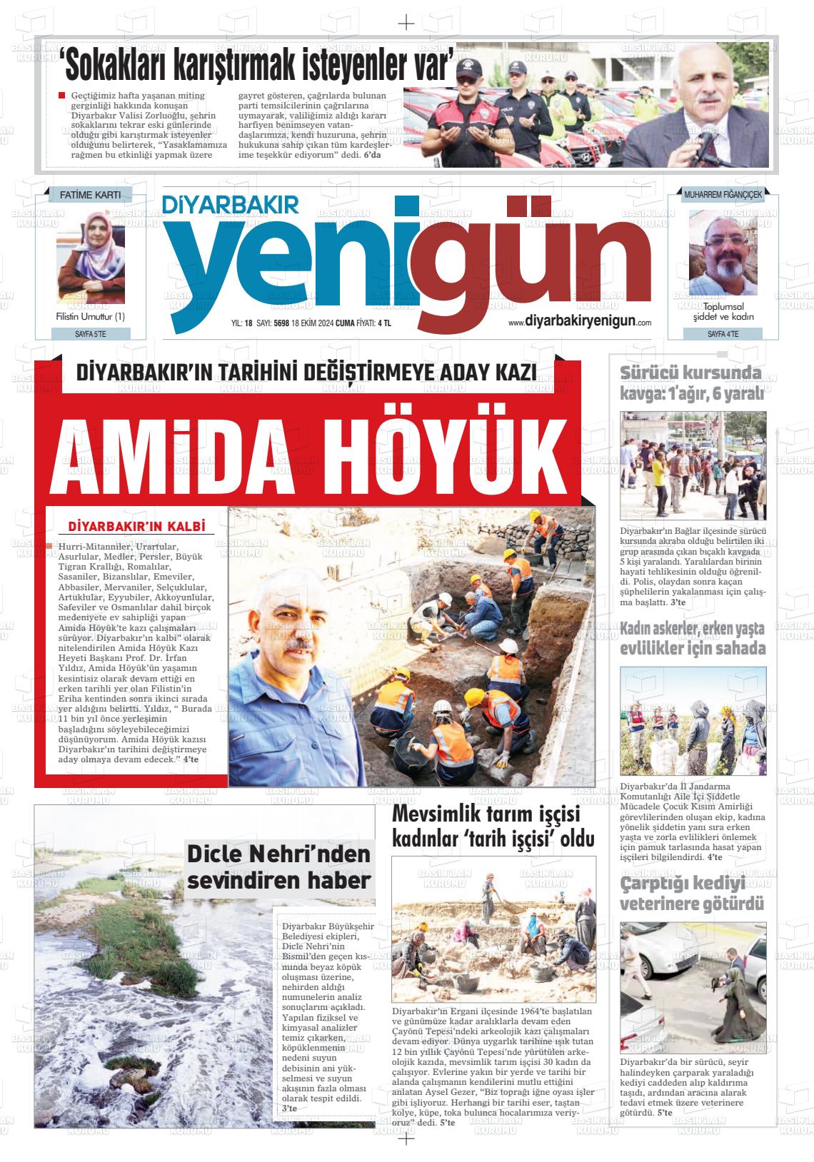 DİYARBAKIR YENİGÜN Gazetesi