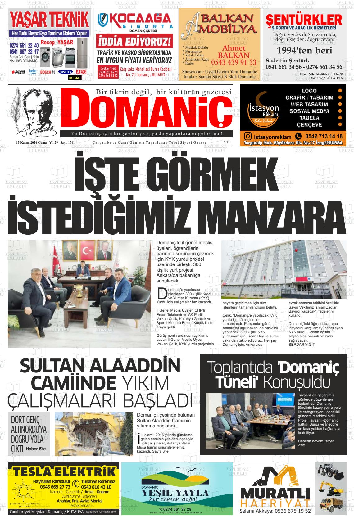 DOMANİÇ Gazetesi