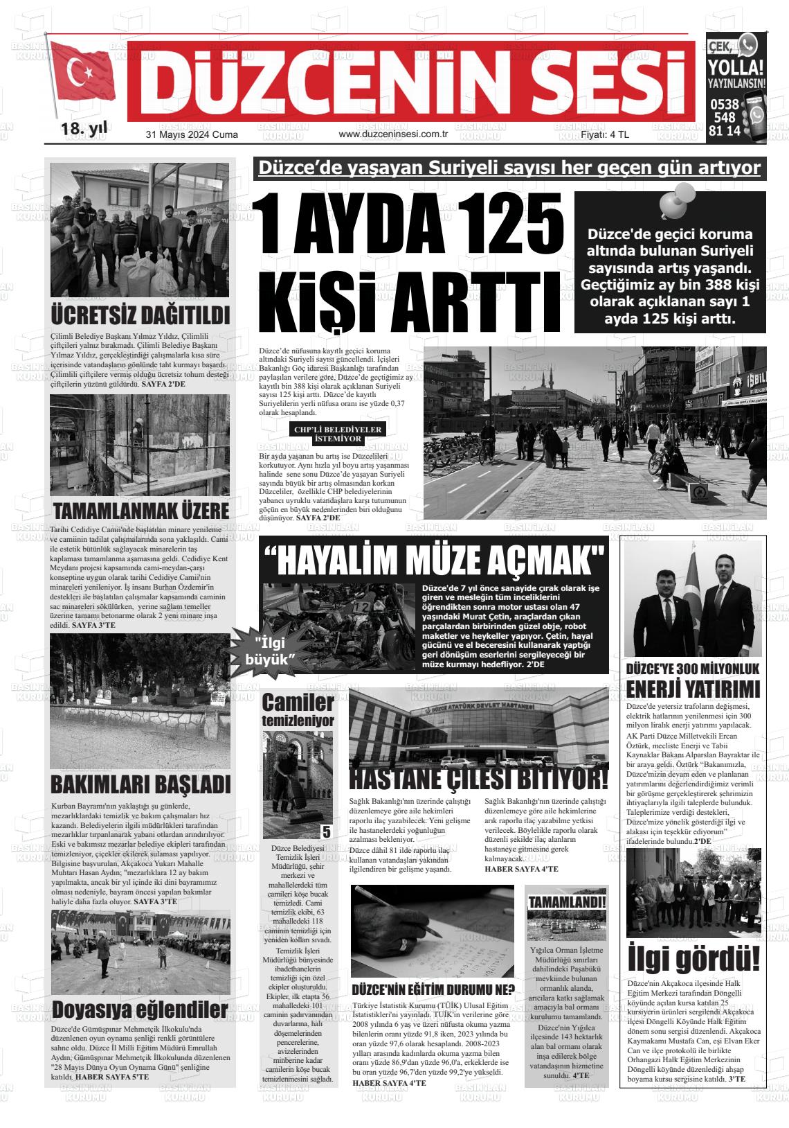 DÜZCENİN SESİ Gazetesi