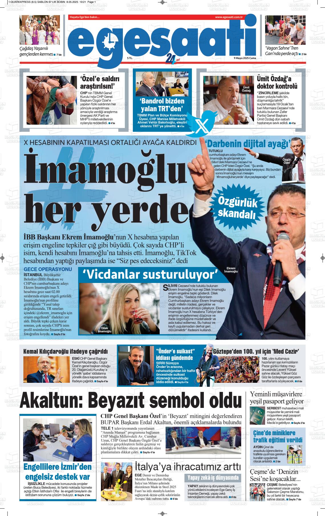 EGE SAATİ Gazetesi