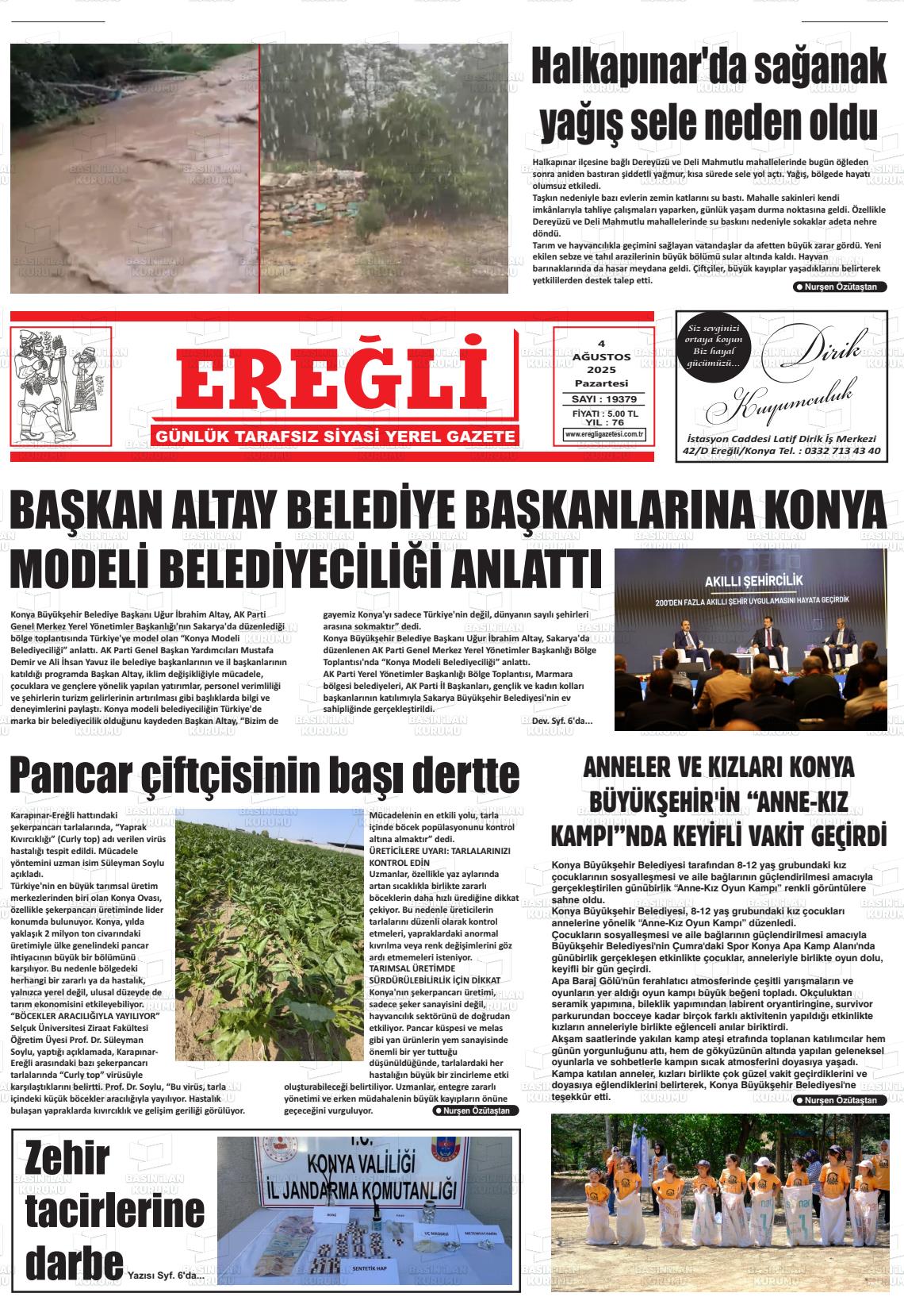 EREĞLİ Gazetesi