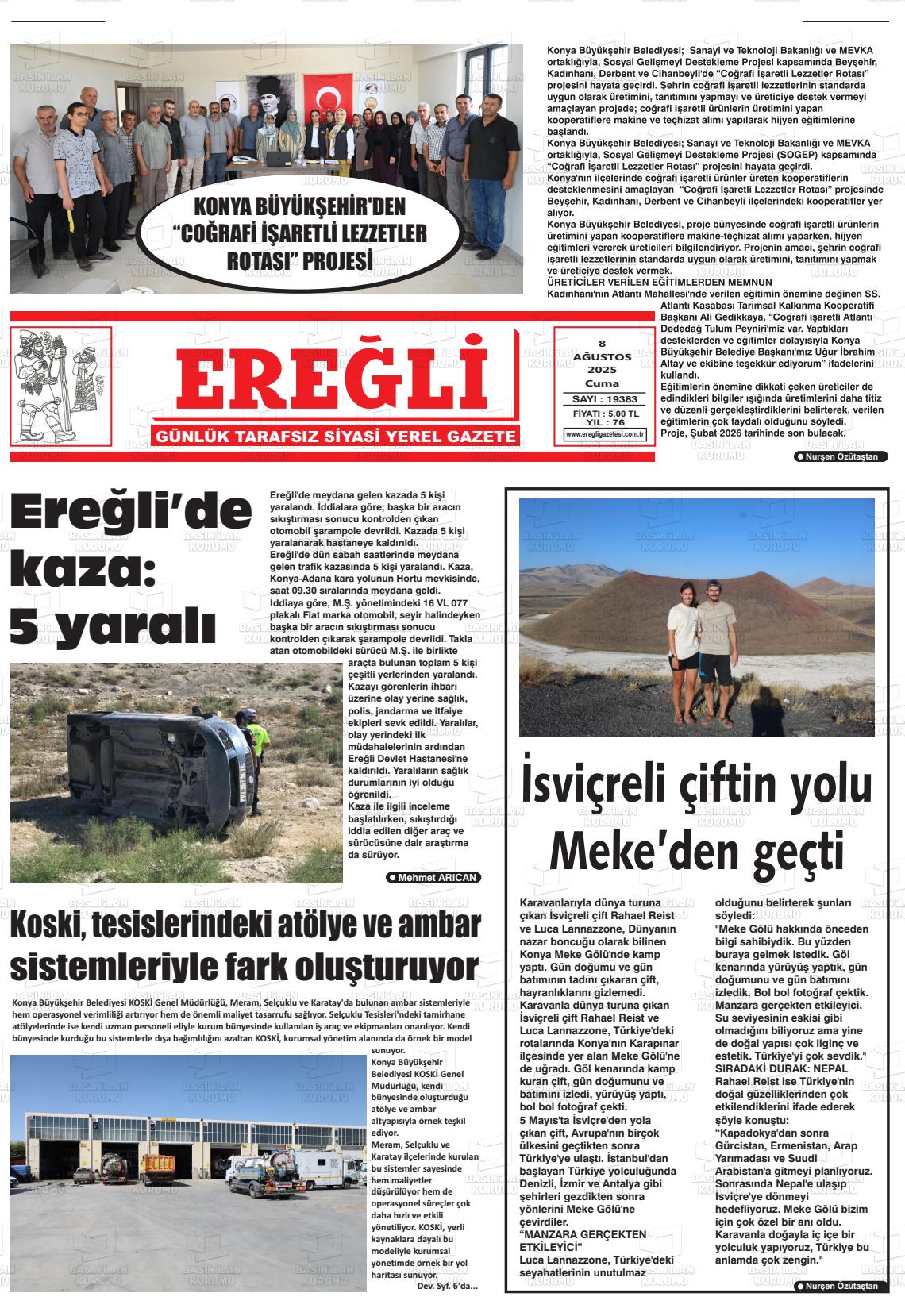 EREĞLİ Gazetesi
