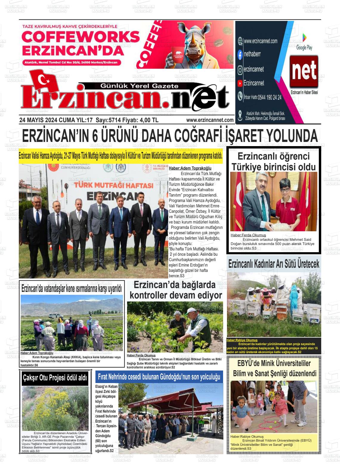 ERZİNCAN NET Gazetesi