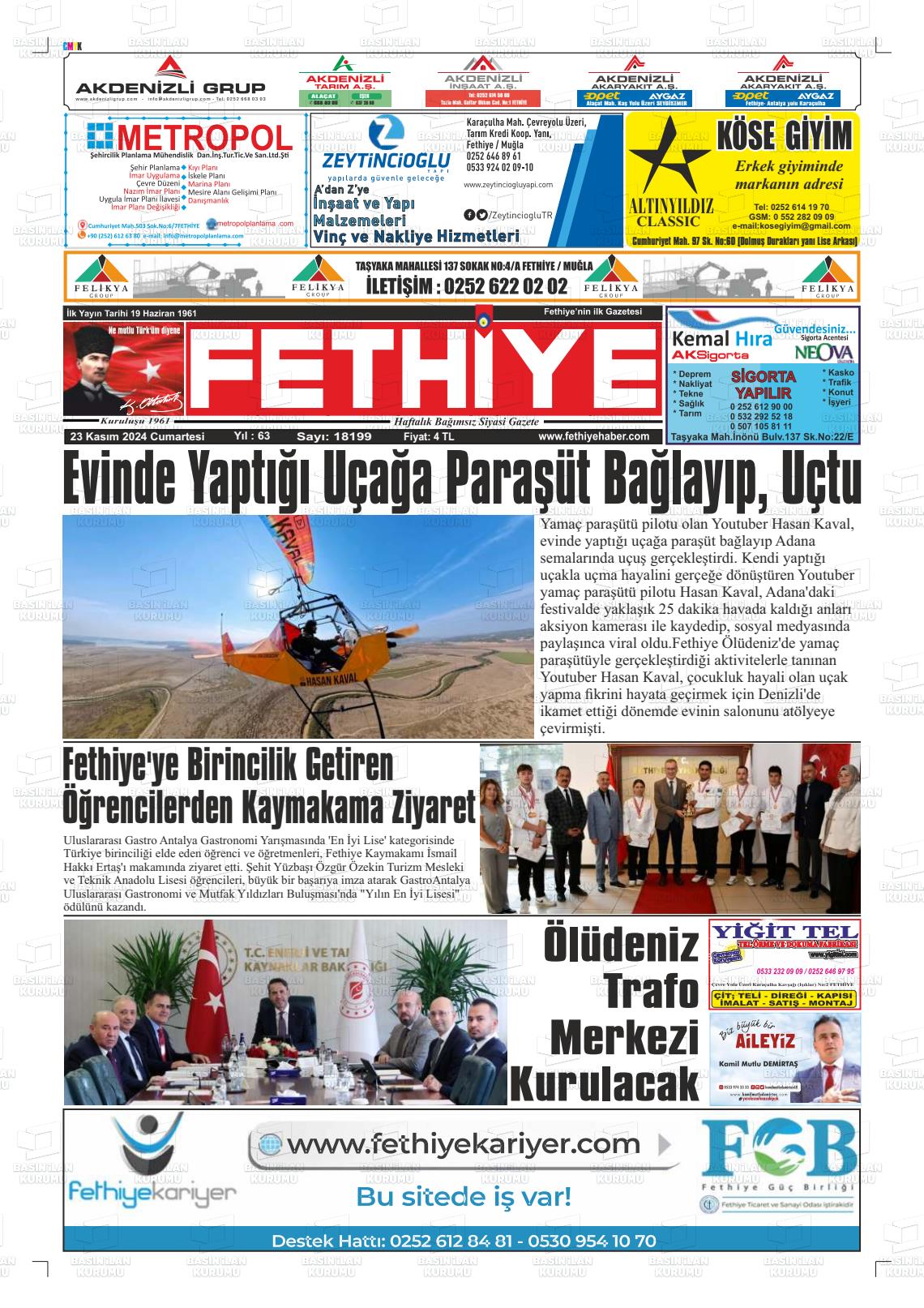 FETHİYE Gazetesi