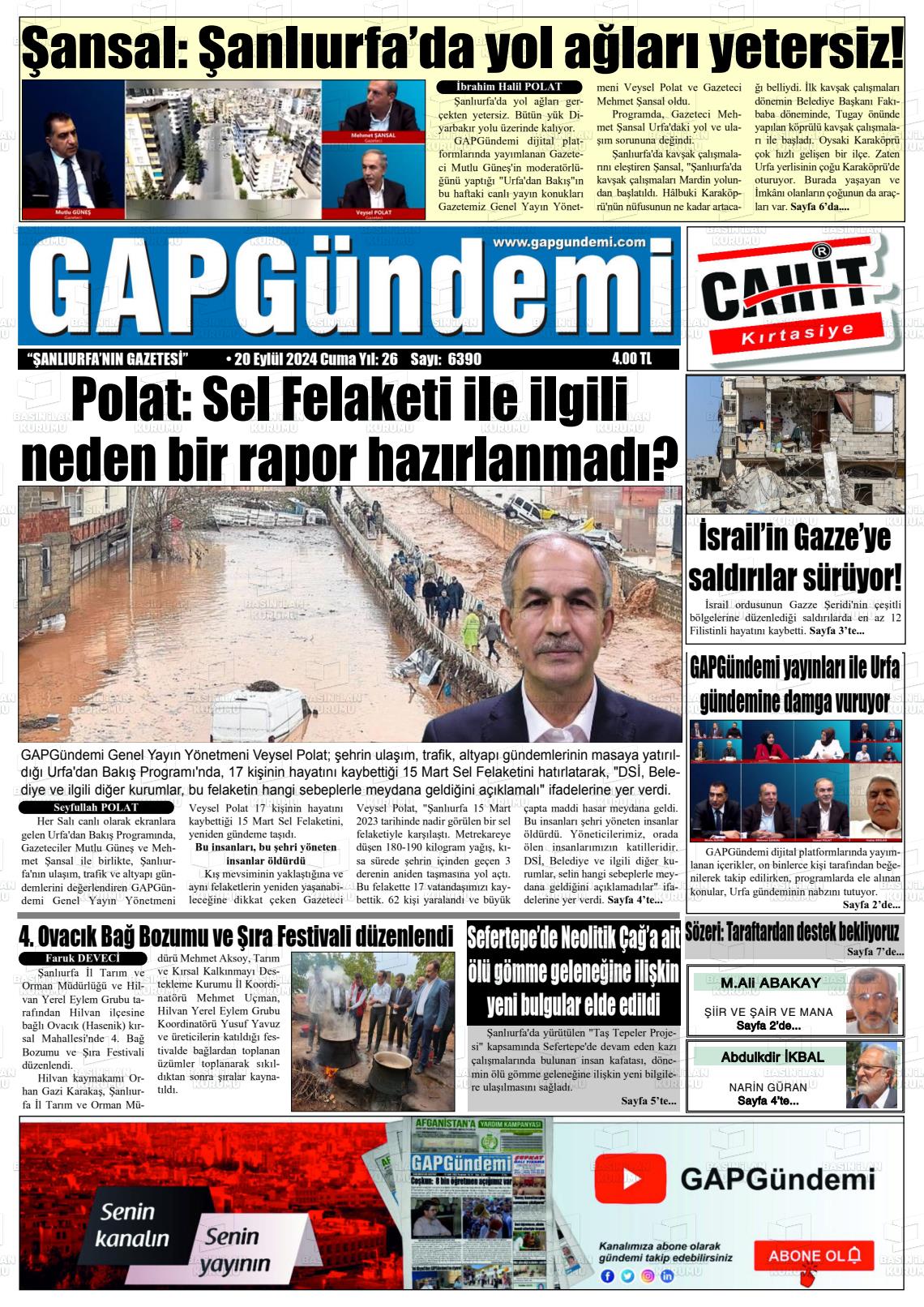 GAP GÜNDEMİ Gazetesi