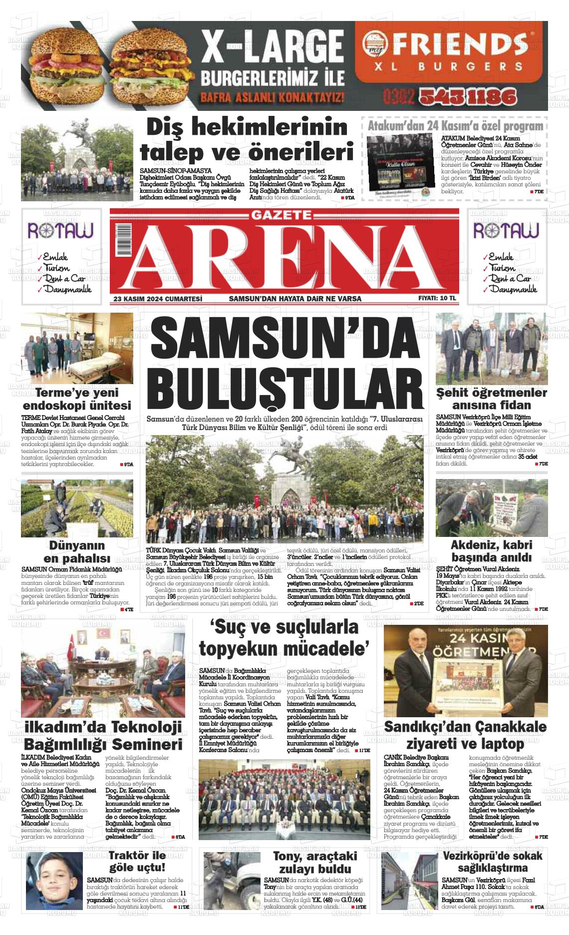 GAZETE ARENA Gazetesi