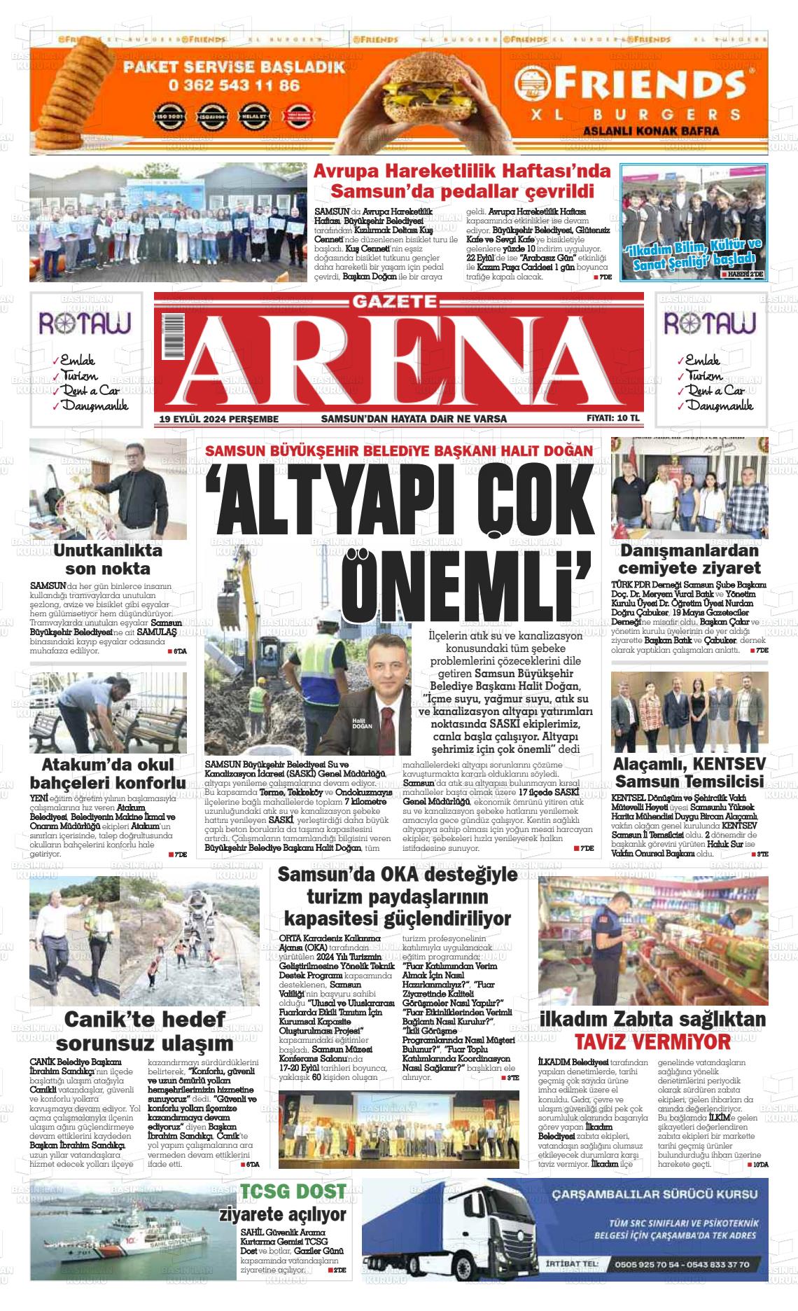 GAZETE ARENA Gazetesi